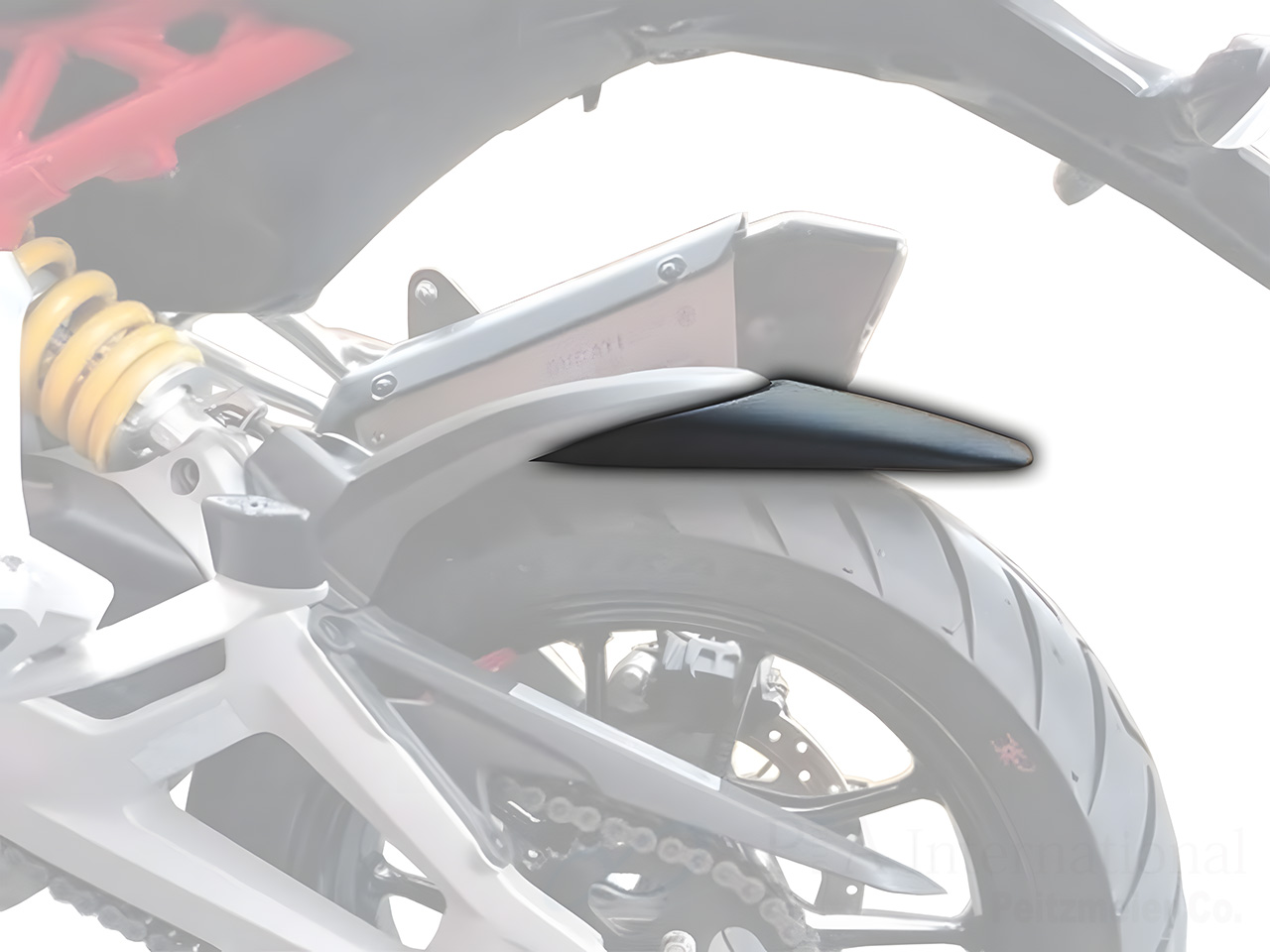 P&Ainternational リアエクステンドフェンダー DUCATI Multistrada V4 / ムルティストラーダ V4