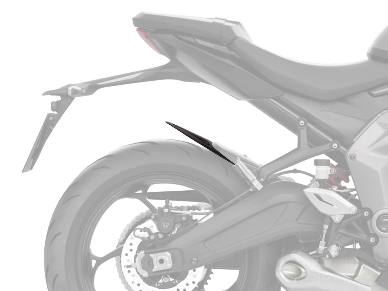 P&A International リアエクステンドフェンダー Triumph デイトナ660