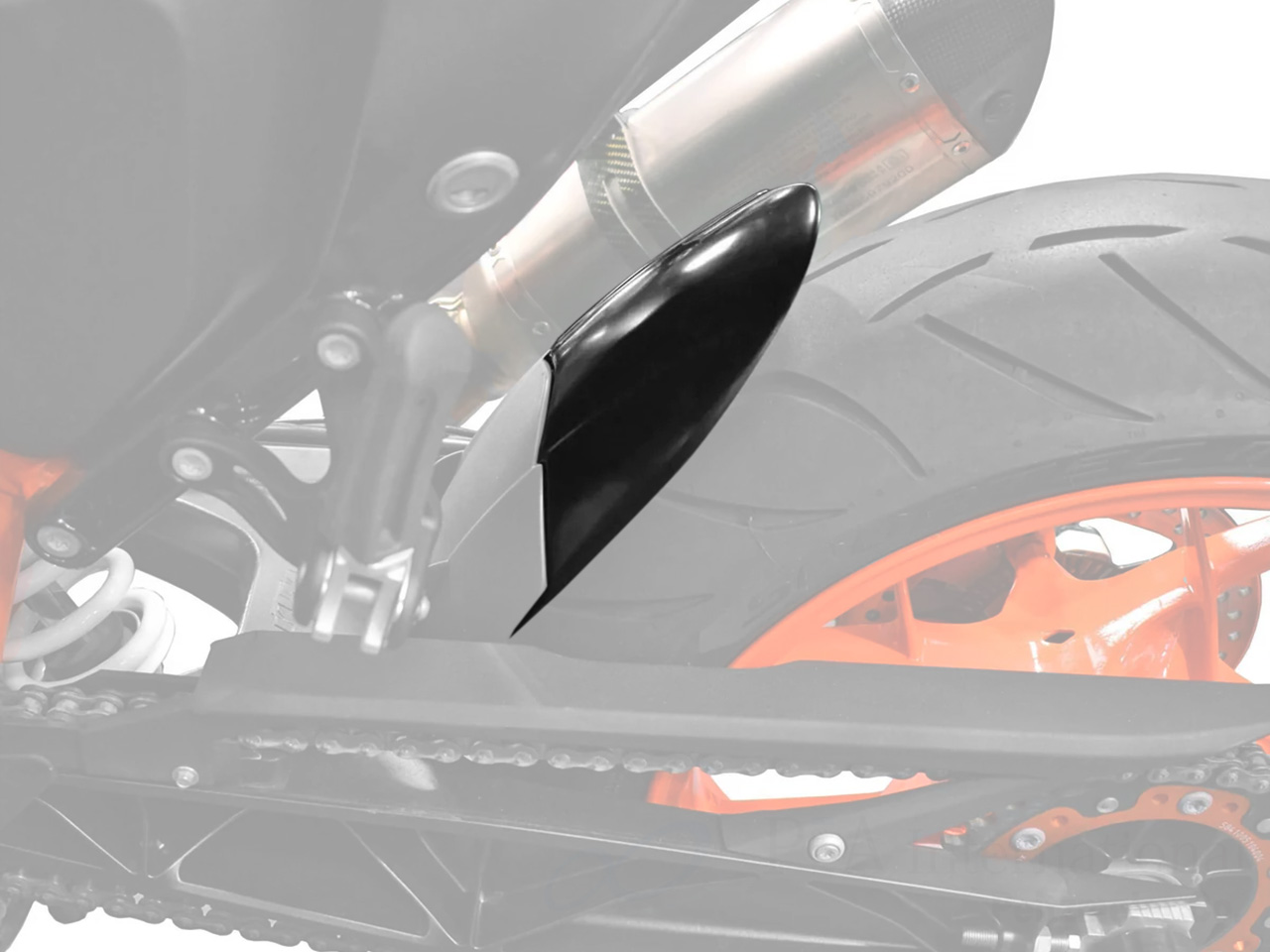 P&A International リアエクステンドフェンダ 125Duke/ 390Duke/ 250Duke/ 390Adventure