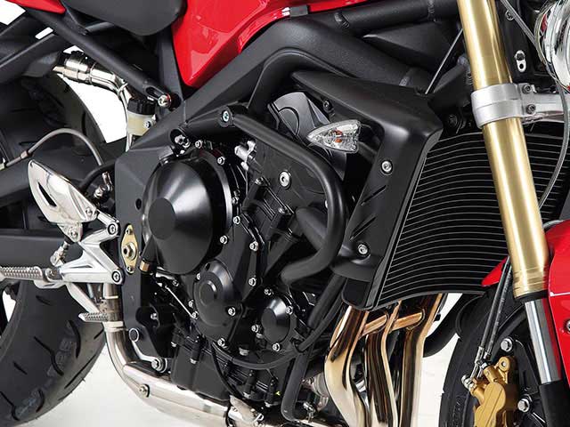ヘプコ＆ベッカー 正規品 エンジンガード Triumph StreetTriple('07-'12) ブラック