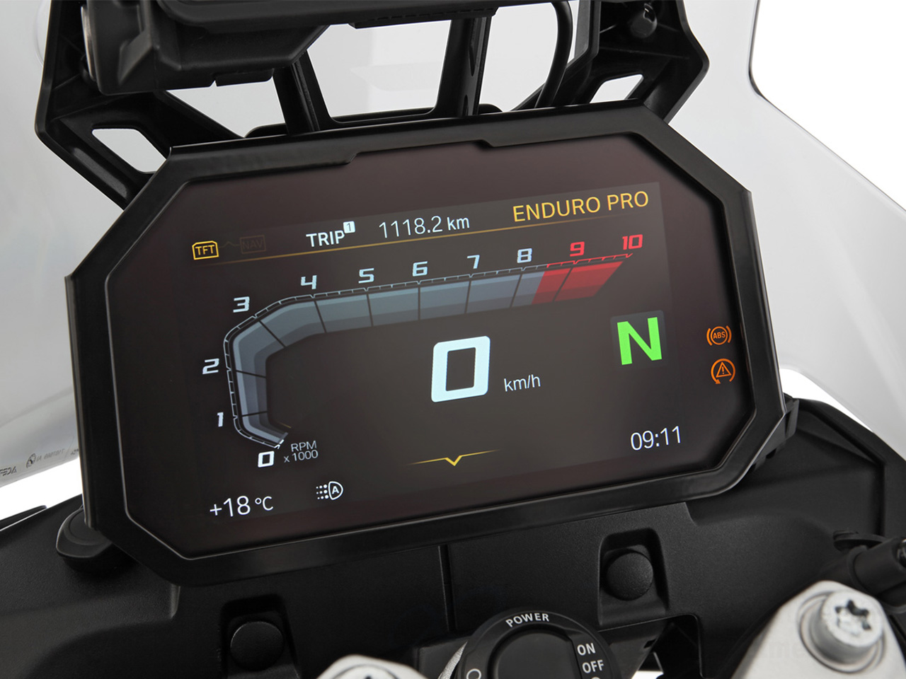 ワンダーリッヒ TFT液晶メーター盗難防止フレーム and メーターバイザー BMW F900GS