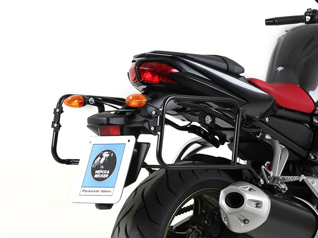 ヘプコ＆ベッカー 正規品 YAMAHA FZ1 / Fazer サイドケースホルダー(キャリア) (Lock it system) ブラック