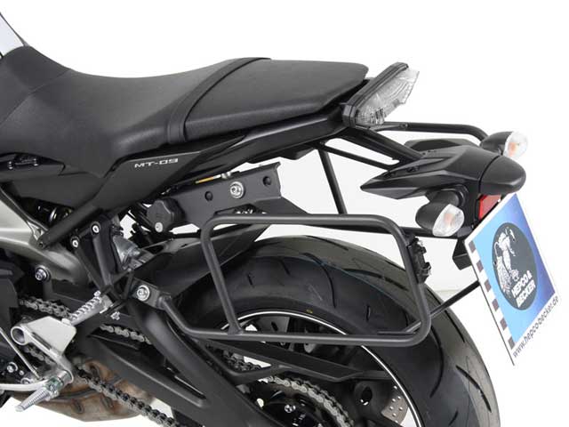 ヘプコ＆ベッカー 正規品 サイドケースホルダー(キャリア) (Lock it system) ダークグレー Yamaha MT-09