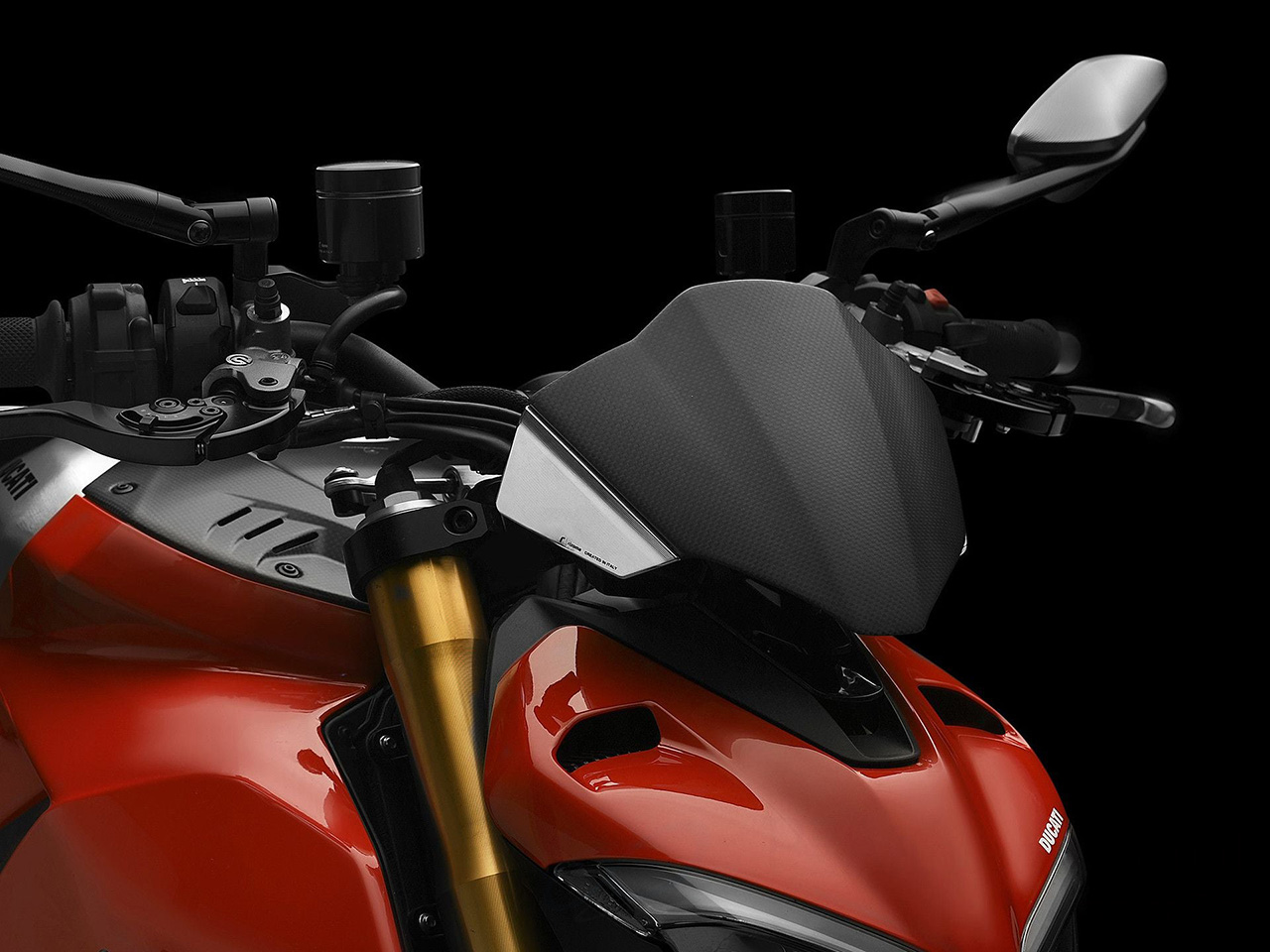 rizoma/リゾマ カーボンヘッドライトフェアリング DUCATI Street Fighter