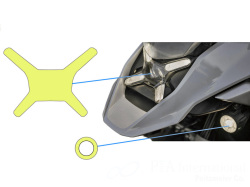 ワンダーリッヒ ヘッドライト保護フィルムセット「PremiumShield」 BMW R1300GS