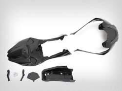 Wunderlich カーボン 一体型テールカウル (Single seat) & 一体型タンクサイドカバー セット