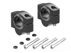 ヘプコ＆ベッカー ハンドルバーライザー 20mm アップ ブラック 4230-7647-2001