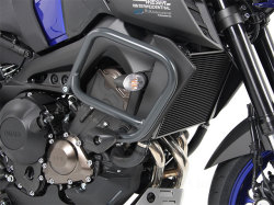 ヘプコ＆ベッカー 正規品 エンジンガード クラッシュパット付属　ダークグレー Yamaha MT-09 / XSR900