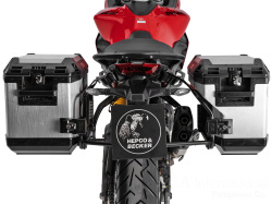 ヘプコ＆ベッカー サイドケースホルダー + Xplorer(Cutout)セット DUCATI ムルティストラーダ V2/S