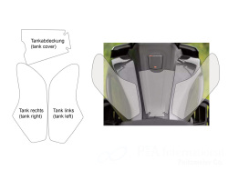 ワンダーリッヒ タンクプロテクション「PremiumShield」 Harley-Davidson パンアメリカ
