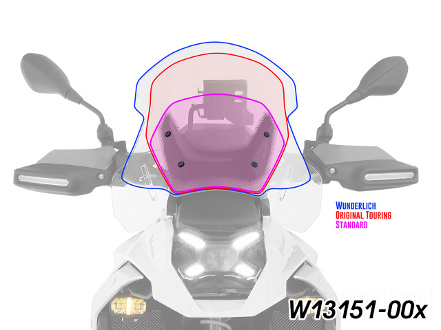 R1300GS 純正SPORTローウインドシールド スモーク スクリーン