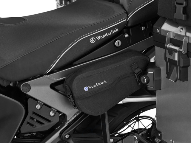 BMW100年記念ブラックキャンバスレザーバックパック ワンダーリッヒ サイド リアフレームバッグ 「DRYBAG」 BMW R1300GS