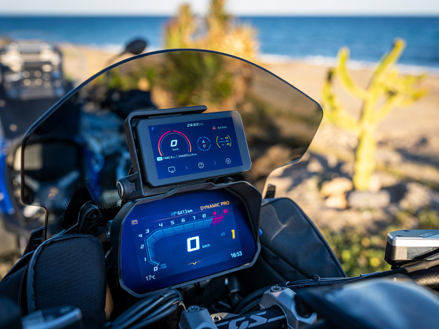TRIUMPH 青 メーターバイザー ワンダーリッヒ メーターバイザー 「Type2 SLC」 TFT液晶メーター用
