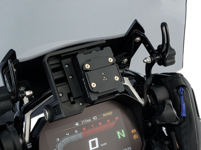 BMW純正 クレードル R1300GS ワンダーリッヒ USBソケット付 Garmin and TomTom 用ナビアダプター