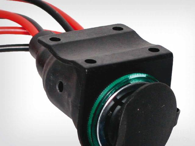 ワンダーリッヒ キャップシールド付き電源ソケット用ブラケット