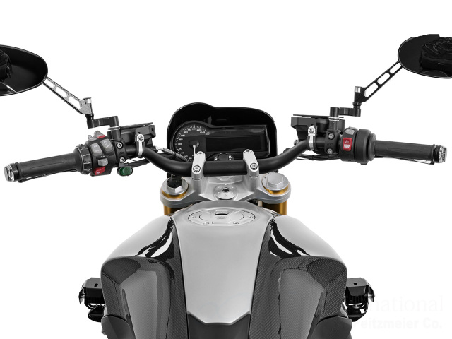 ワンダーリッヒ 中空アルミ製ハンドルバー (スイッチボックス用穴開け