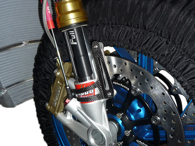 alphaRacing カーボンサスペンションセンサーブラケット S1000RR / HP4
