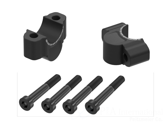 ヘプコ＆ベッカー ハンドルバーライザー 25mmアップ YAMAHA テネレ700