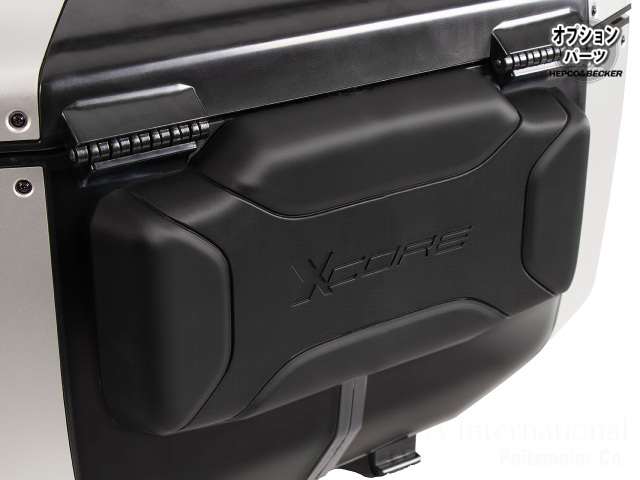 ヘプコ＆ベッカー トップケース Xcore TC40 & リアキャリア セット