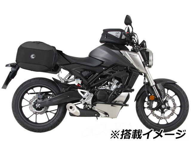 ヘプコ&ベッカー　CB125R C-Bow+minirack セット ヘプコ＆ベッカー サイドソフトケースホルダー(キャリア)「C-Bow
