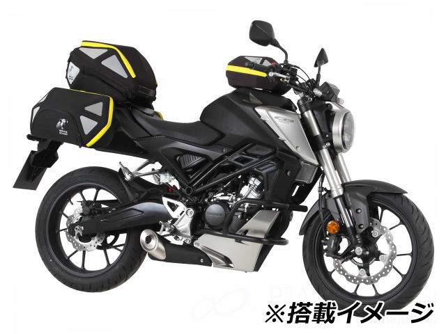 タンデムシート置換型リアラック「Speedrack EVO」（ブラック） ヘプコ＆ベッカー タンデムシート置換型リアラック「Speedrack EVO