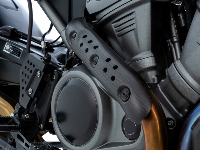 Wunderlich カーボン エキゾーストパイプカバー / ヒートシールド