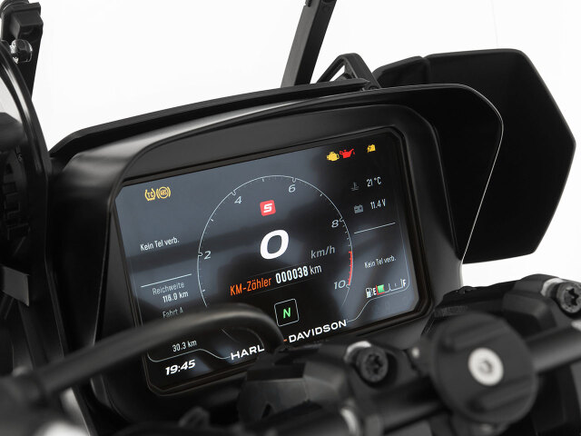Wunderlich メーターバイザー for TFT 6.8inch Harley-Davidson