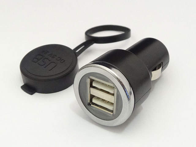 Usb パワーソケット シガーソケットタイプ 防水キャップ付 Usb パワーソケット シガーソケットタイプ 防水キャップ付