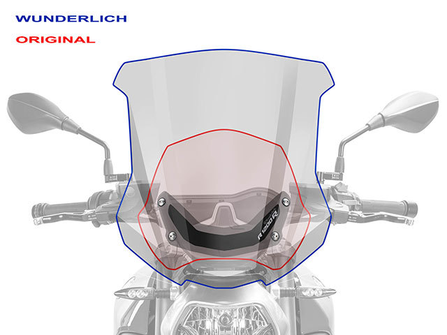 Wunderlich ツーリングスクリーン R1200R LC(水冷 '15-)