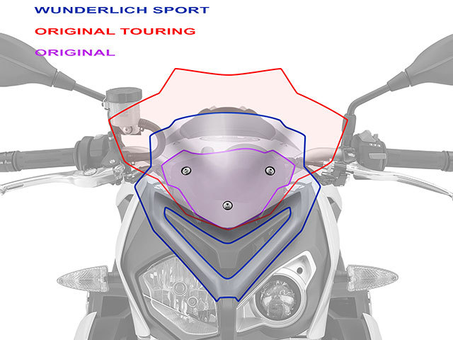 ワンダーリッヒ スポーツスクリーン S1000R