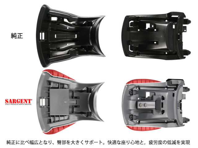Sargent ワールドスポーツパフォーマンスシート BMW K1600GT