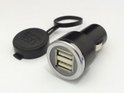 USB パワーソケット(シガーソケットタイプ)　防水キャップ付