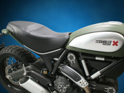 Sargent シート Ducati Scrambler（'15-） 1ピースレギュラーシート パイピング：ブラック