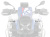 Wunderlich ウインドディフレクター 拡張キット BMW R1300GS Adventure
