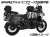Wunderlich マルチサイドケースホルダー「uniRack」 BMW R1300GS Adventure BMW純正パニアケース搭載イメージ