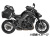 ヘプコ＆ベッカー サイドソフトケースホルダー(キャリア)「C-Bow」Kawasaki Z1100/SE