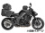 ヘプコ＆ベッカー サイドソフトケースホルダー(キャリア)「C-Bow」Kawasaki Z1100/SE