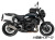 ヘプコ＆ベッカー サイドソフトケースホルダー(キャリア)「C-Bow」Kawasaki Z900RS / Z900RS Café