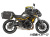 ヘプコ＆ベッカー サイドソフトケースホルダー「C-Bow」Kawasaki Ninja650 / Z650 / Z650S