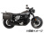 ヘプコ＆ベッカー サイドソフトケースホルダー(キャリア)「C-Bow」 Moto Guzzi V9 Roamer / Bobber/Specail Edition