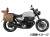 ヘプコ＆ベッカー サイドソフトケースホルダー(キャリア)「C-Bow」 MOTOGUZZI V7 Stone/Special/Sport