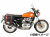 ヘプコ＆ベッカー サイドソフトケースホルダー(キャリア)「C-Bow」Royal Enfield INT650 / Continental GT 650