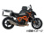 ヘプコ＆ベッカー サイドソフトケースホルダー(キャリア)「C-Bow」 KTM 1390 スーパーデューク R EVO