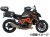ヘプコ＆ベッカー サイドソフトケースホルダー(キャリア)「C-Bow」 KTM 1390 スーパーデューク R EVO