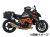 ヘプコ＆ベッカー サイドソフトケースホルダー(キャリア)「C-Bow」 KTM 1390 スーパーデューク R EVO