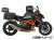 ヘプコ＆ベッカー サイドソフトケースホルダー(キャリア)「C-Bow」 KTM 1390 スーパーデューク R EVO