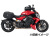 ヘプコ＆ベッカー サイドソフトケースホルダー「C-Bow」 DUCATI Diavel V4