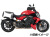 ヘプコ＆ベッカー サイドソフトケースホルダー「C-Bow」 DUCATI Diavel V4