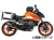 ヘプコ＆ベッカー サイドソフトケースホルダー(キャリア)「C-Bow」 KTM 990 DUKE/R