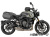 ヘプコ＆ベッカー サイドソフトケースホルダー(キャリア)「C-Bow」Triumph トライデント 660